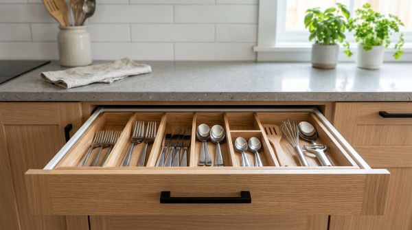 Optimiser un tiroir avec un range-couverts bien dimensionné