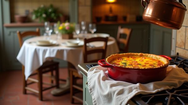 Rendez-vous avec la tradition : quiche lorraine de grand-mère