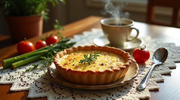 Rendez-vous avec la tradition : quiche lorraine de grand-mère